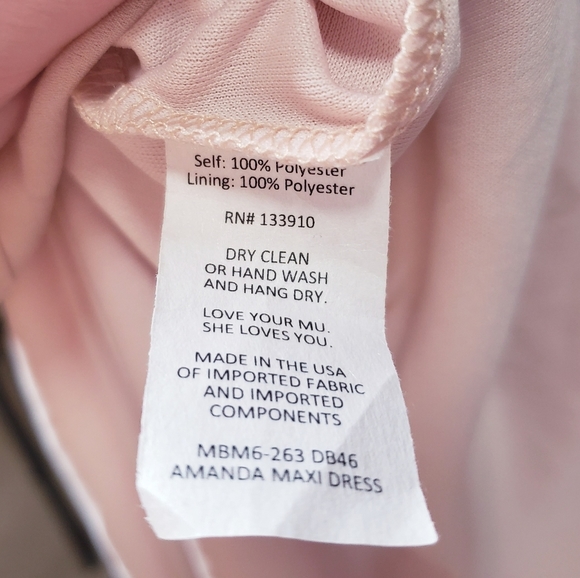 Show Me Your Mumu Amanda maxi dress dusty blush crisp medium - Picture 8 of 8